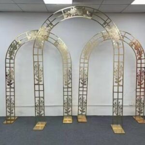 3-Piece Gold U-Shape Arch Set